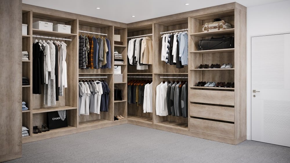 Walk in Wardrobes Python Bedrooms
